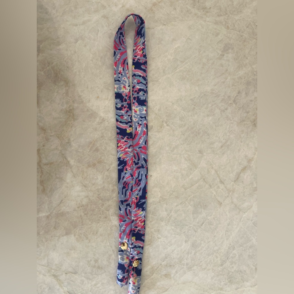 Lilly Pulitzer Pink and Blue Sunglasses Strap